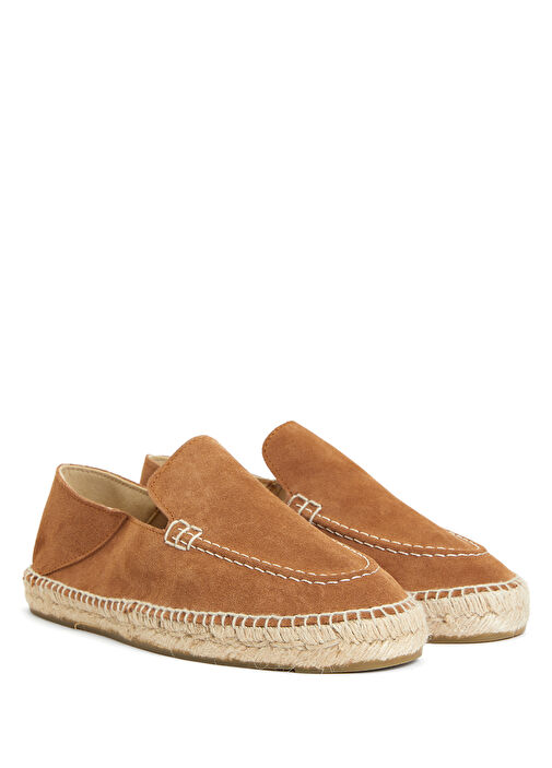 Hamptons Kahverengi Erkek Süet Espadril - Görsel 8