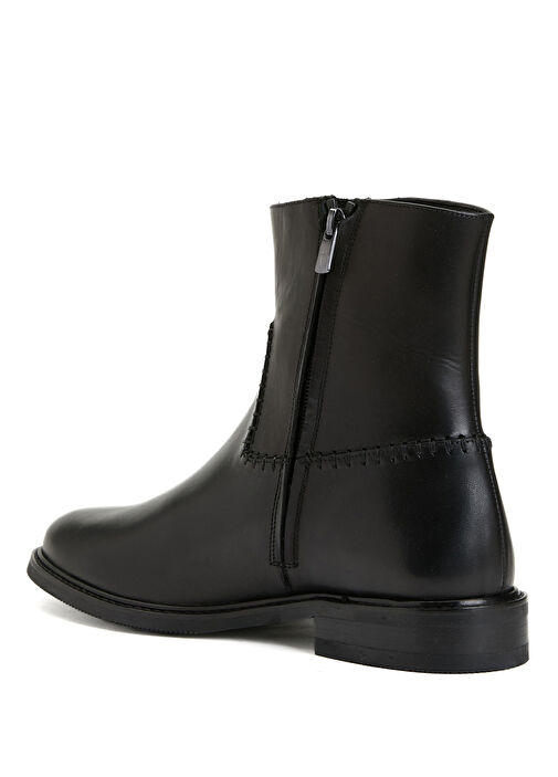 Siyah Kadın Deri Bot - Görsel 4