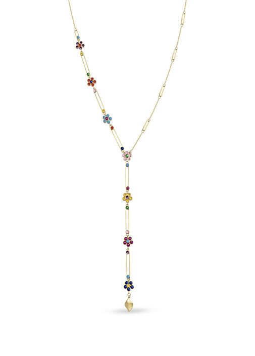 Garden Layering 14 Ayar Altın Kadın Kolye