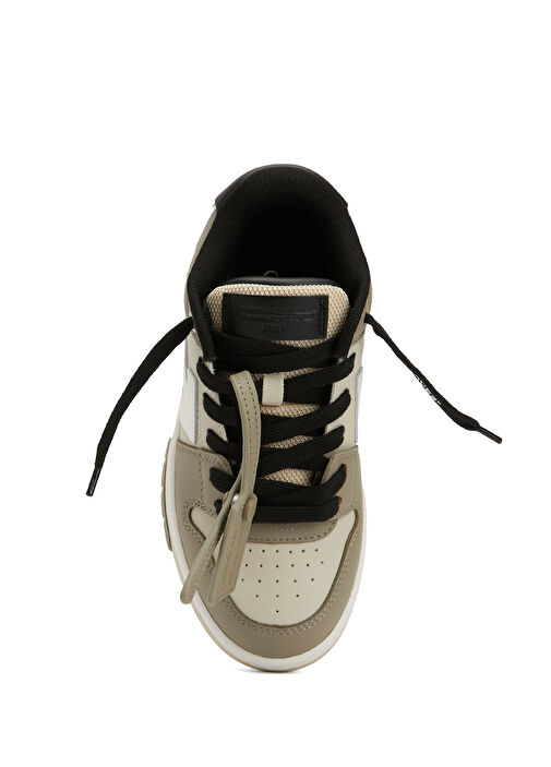 Çok Renkli Erkek Çocuk Deri Sneaker - Görsel 5