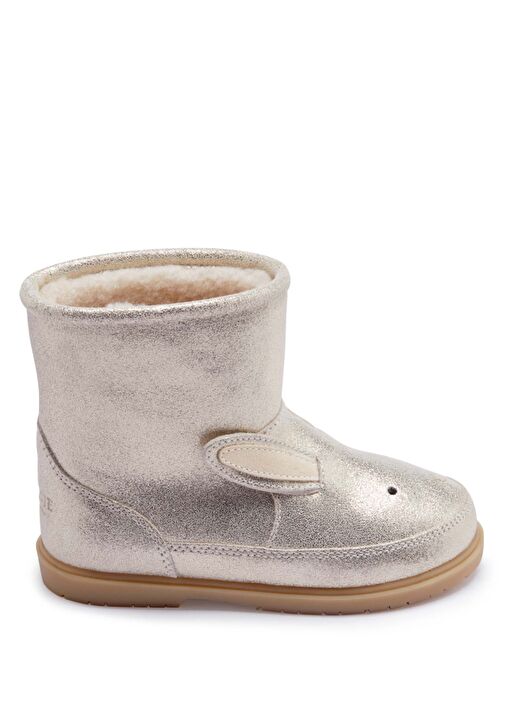 Xelly Silver Unisex Çocuk Deri Bot - Görsel 2