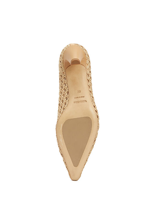 Cher Deri Karışımlı Topuklu Ayakkabı - Görsel 6