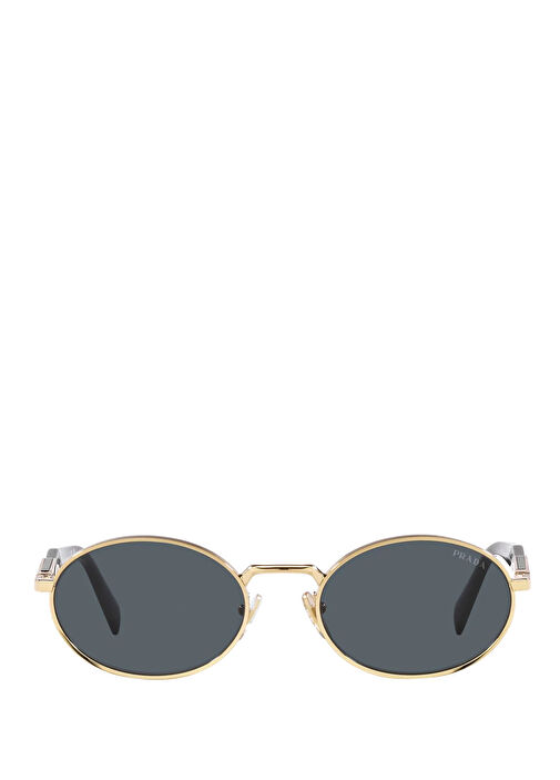 Prada Light Gold Kadın PR 65ZS Gri Gold Kadın Güneş Gözlüğü