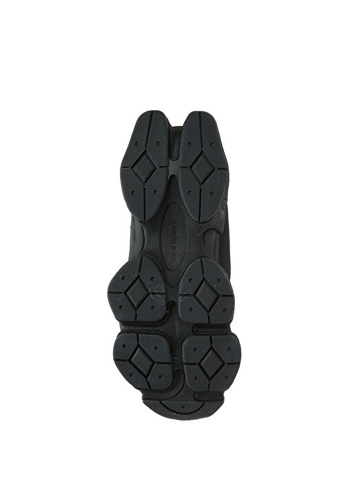 8040 Gri Kadın Deri Sneaker - Görsel 6