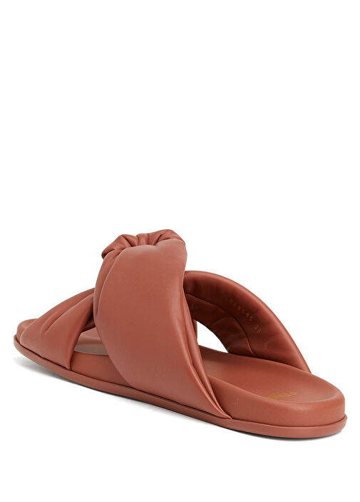 Kiremit Kadın Deri Terlik - Görsel 4