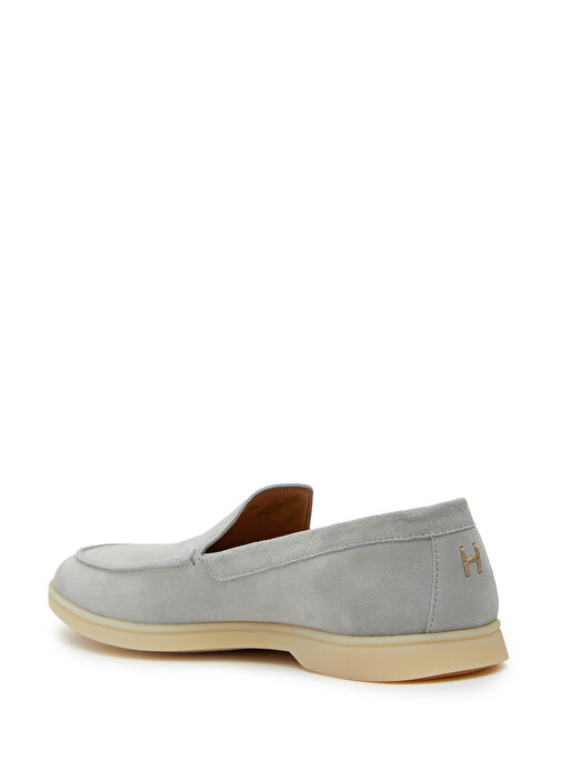 Açık Mavi Erkek Süet Loafer - Görsel 3