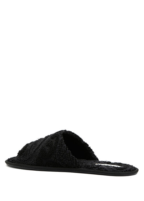 Siyah Kadın İpek Terlik - Görsel 4