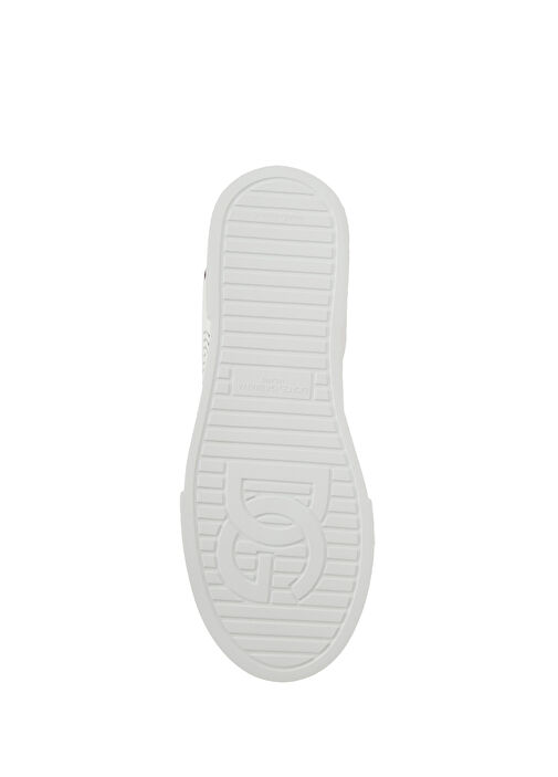 Beyaz Kadın Deri Sneaker - Görsel 6