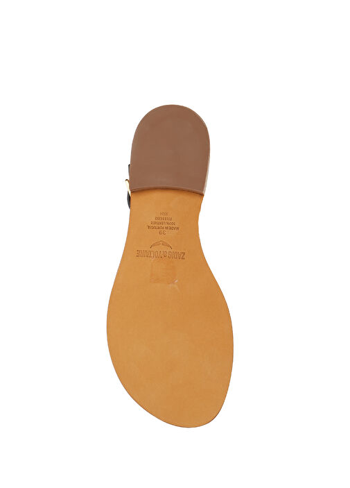 Cecilia Caprese Gold Kadın Deri Sandalet - Görsel 6