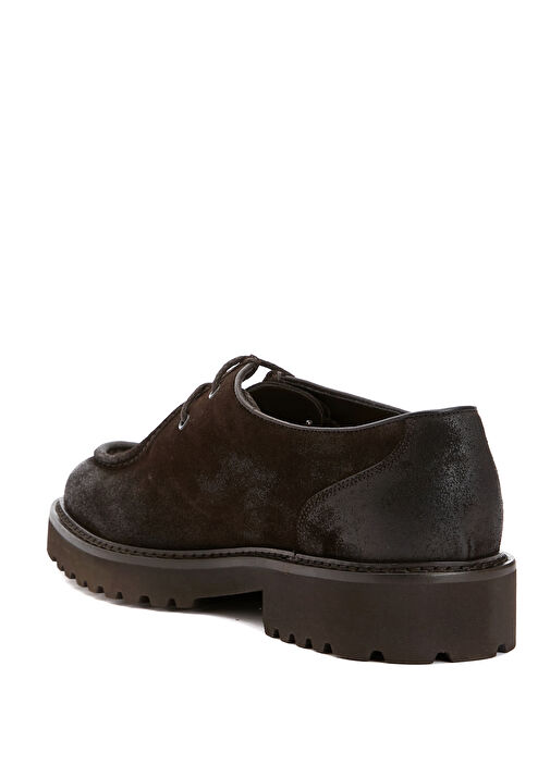 Koyu Kahverengi Erkek Deri Ayakkabı - Görsel 4