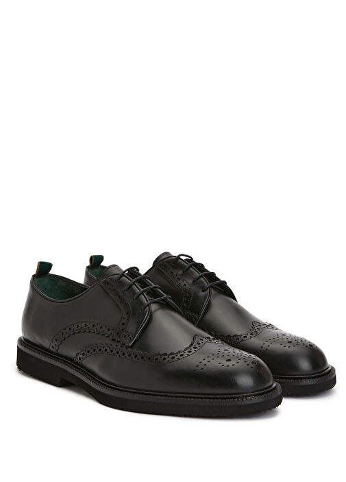 George Hogg Siyah George Hogg Deri Erkek Ayakkabı