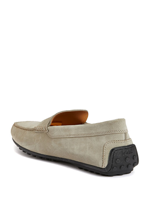 City Gommino Bej Erkek Süet Driver - Görsel 4