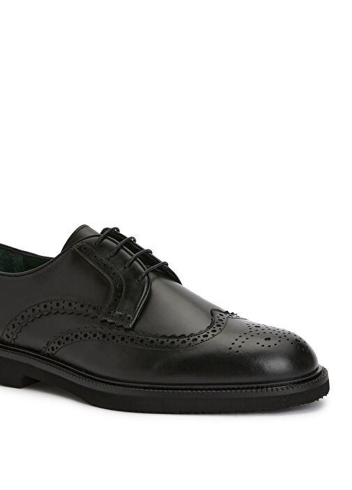 George Hogg Siyah George Hogg Deri Erkek Ayakkabı