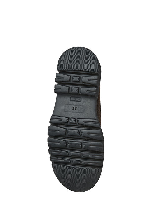 Kahverengi Kadın Deri Ayakkabı - Görsel 6