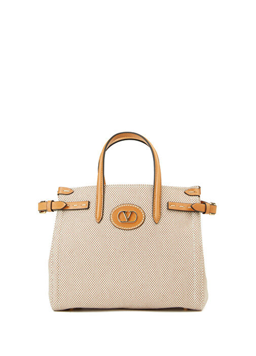 Valentino Garavani - Antibes Small Tote Natural Women's Bag