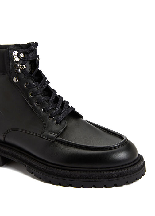 Siyah Erkek Deri Bot - Görsel 7