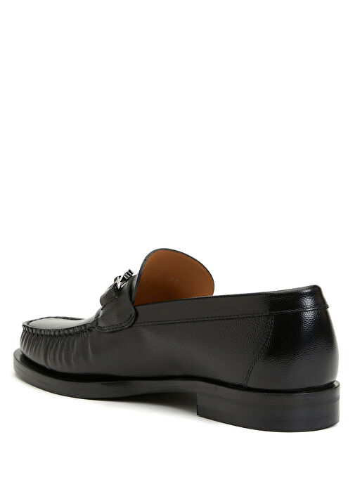 Siyah Erkek Deri Loafer - Görsel 4