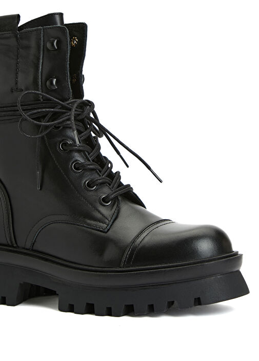 Siyah Kadın Deri Bot - Görsel 7