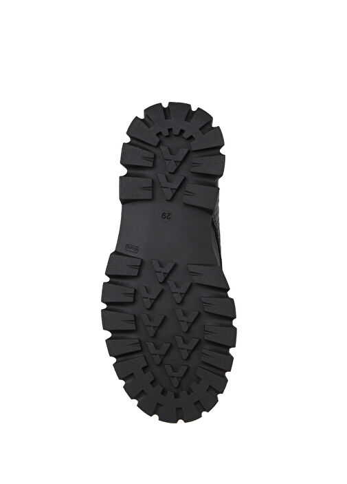 Siyah Kız Çocuk Deri Bot - Görsel 6