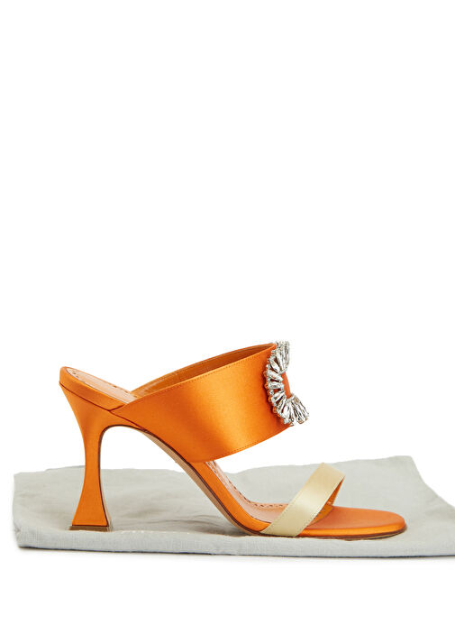 Manolo Blahnik Topuklu Terlik - Görsel 7