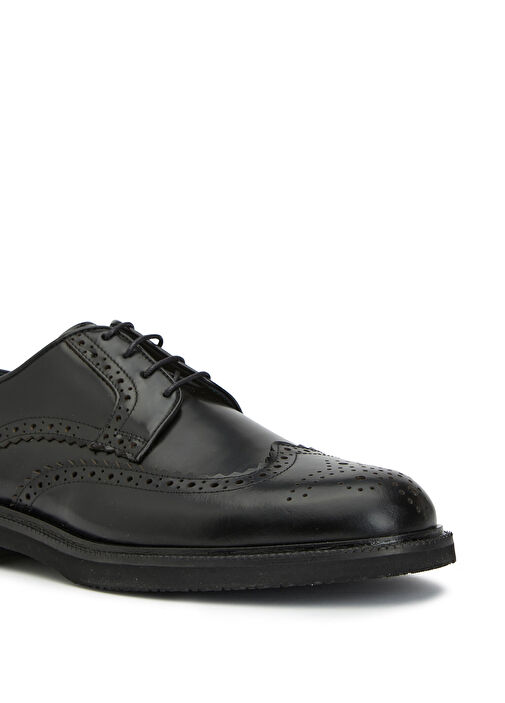 George Hogg Siyah George Hogg Rahat Günlük Erkek Deri Ayakkabı