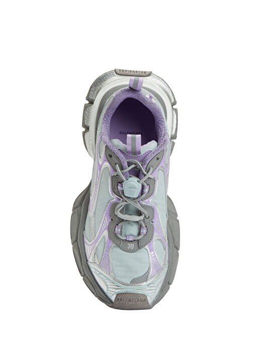 3XL Açık Gri Kadın Sneaker - Görsel 5