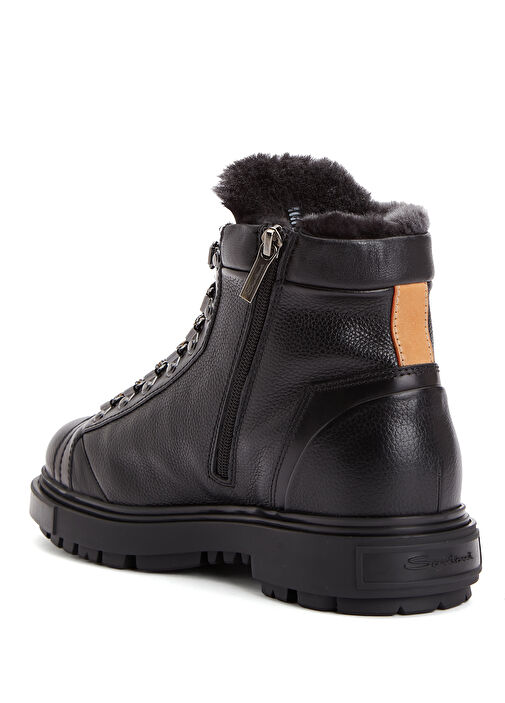 Saint Moritz Siyah Erkek Deri Bot - Görsel 4