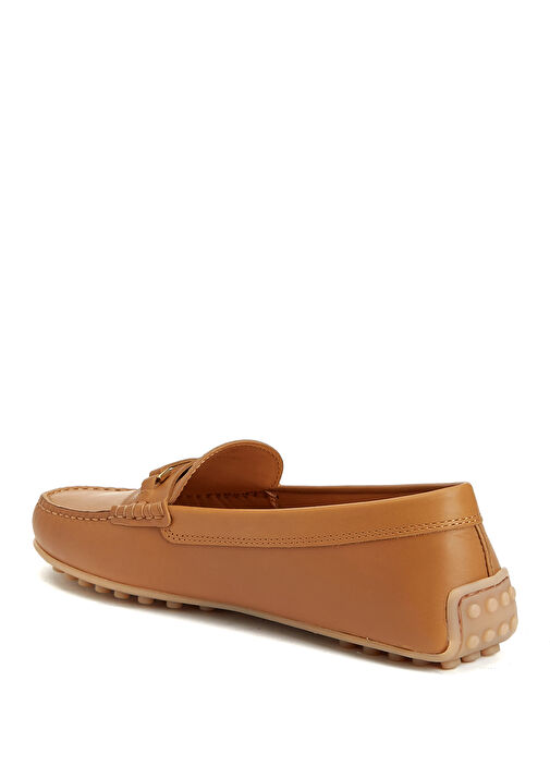 City Gommino Camel Kadın Deri Loafer - Görsel 4