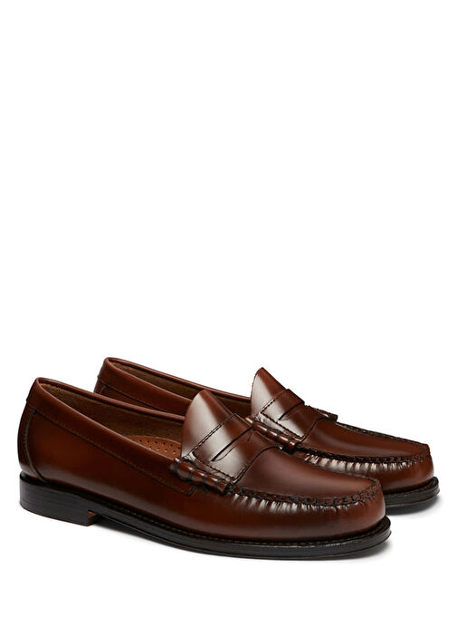 Kahverengi Erkek Deri Loafer - Görsel 3