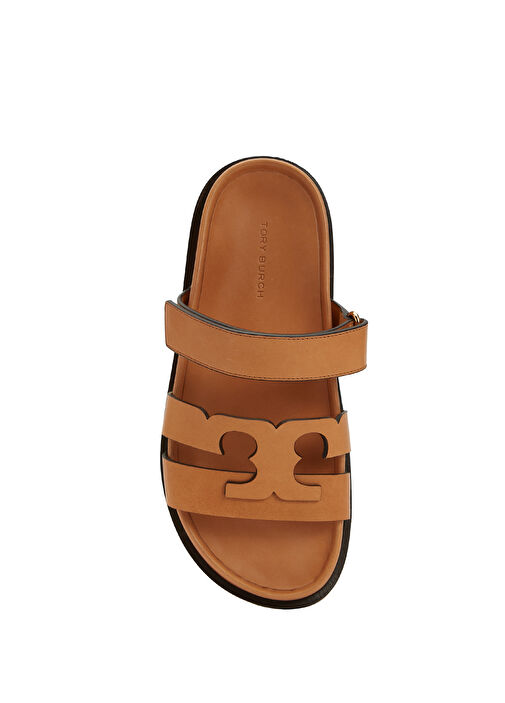 Ines Sport Taba Kadın Deri Terlik - Görsel 5