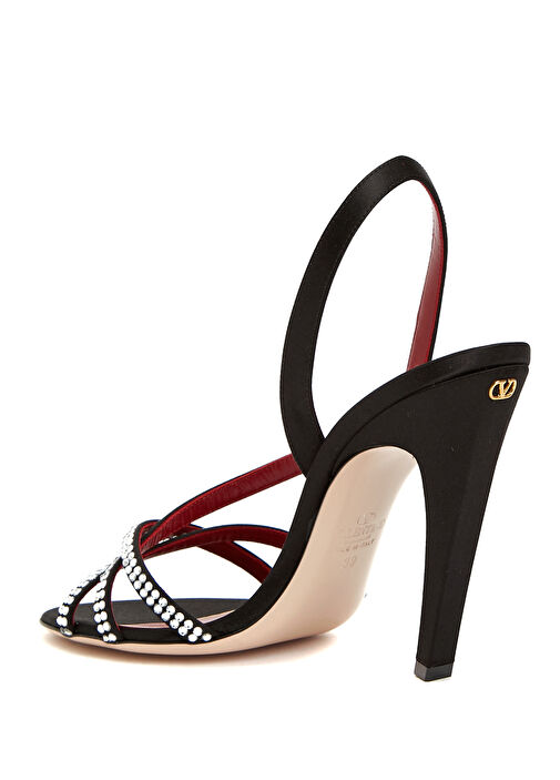 Siyah Silver Kadın Sandalet - Görsel 4