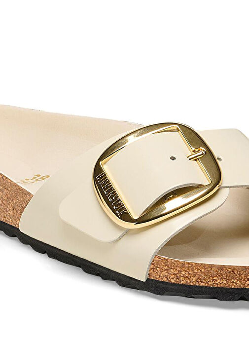 Madrid Ekru Kadın Deri Terlik - Görsel 6