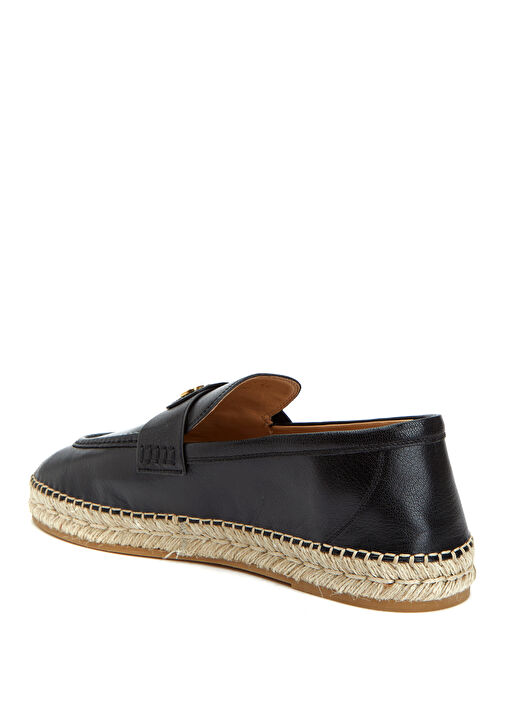 Valentino Garavani Valentino Garavani Siyah Erkek Deri Espadril Diğer | Beymen Siyah - 4. görsel