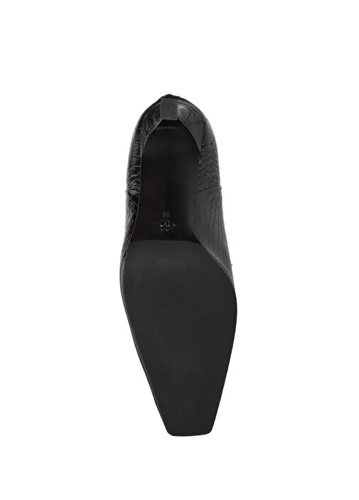Siyah Kadın Deri Bot - Görsel 6