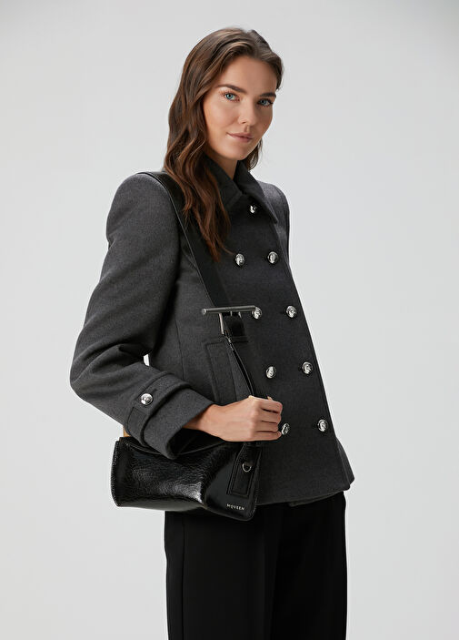 Alexander McQueen - T-Bar Sling Black Women's Leather Bag