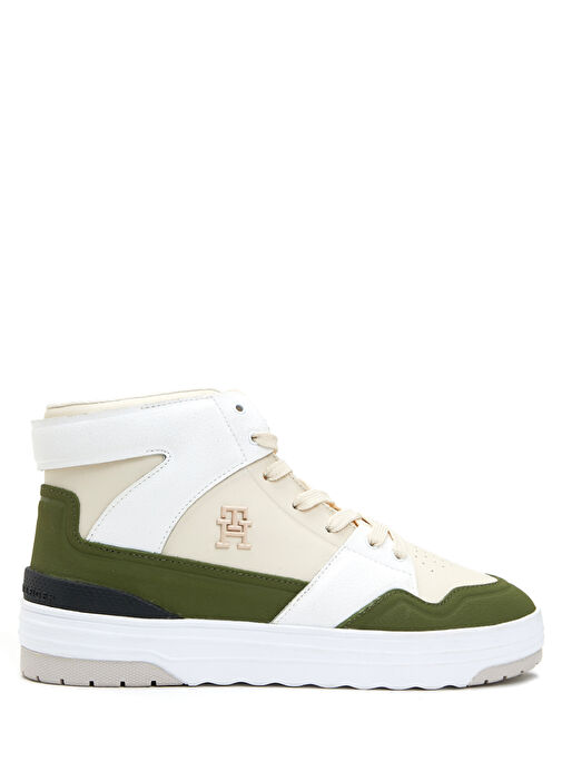 Bej Kadın Deri Sneaker - Görsel 2