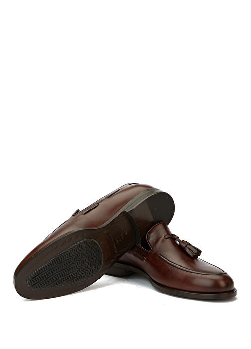 Kahverengi Erkek Deri Loafer - Görsel 13