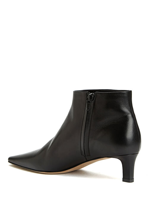 Siyah Kadın Deri Bot - Görsel 4