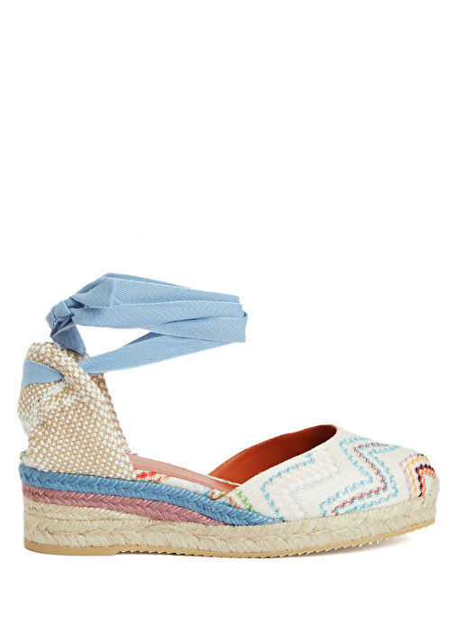 Eva Çok Renkli Kadın Deri Espadril - Görsel 2