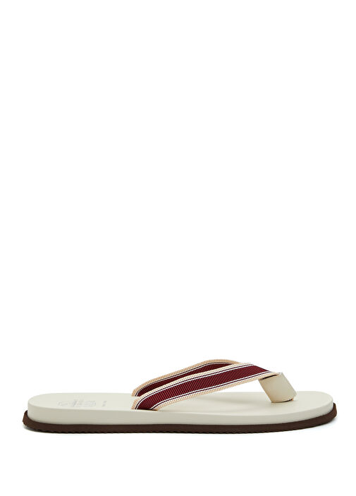 Bordo Erkek Deri Terlik - Görsel 2