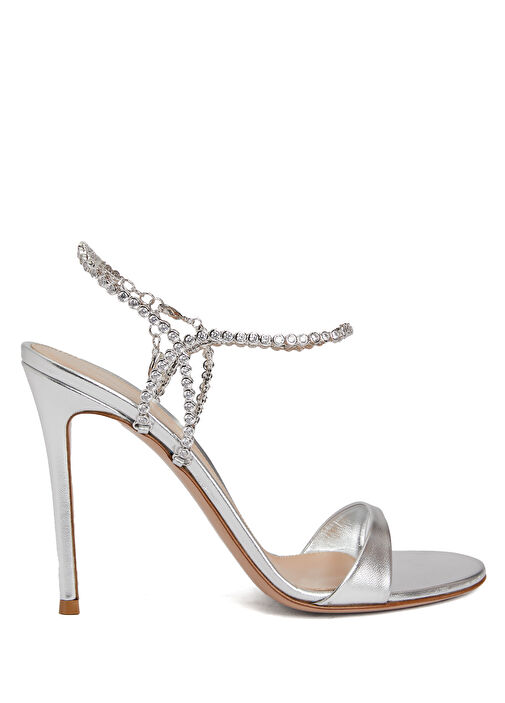 Silver Deri Sandalet - Görsel 2