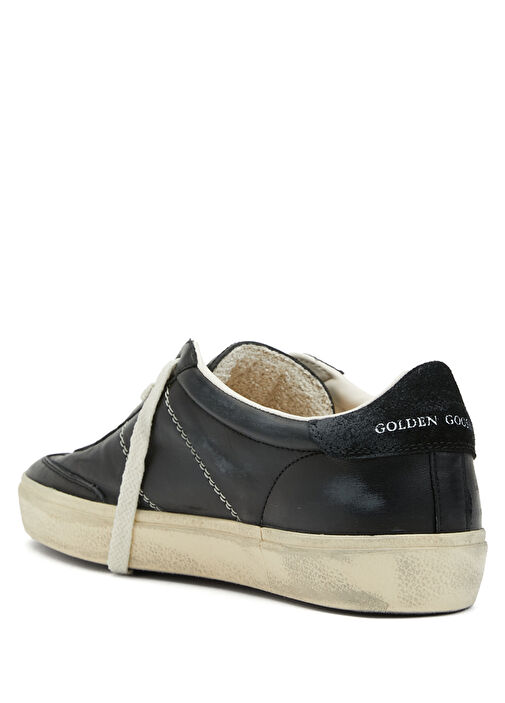 Soul Star Siyah Kadın Deri Sneaker - Görsel 4