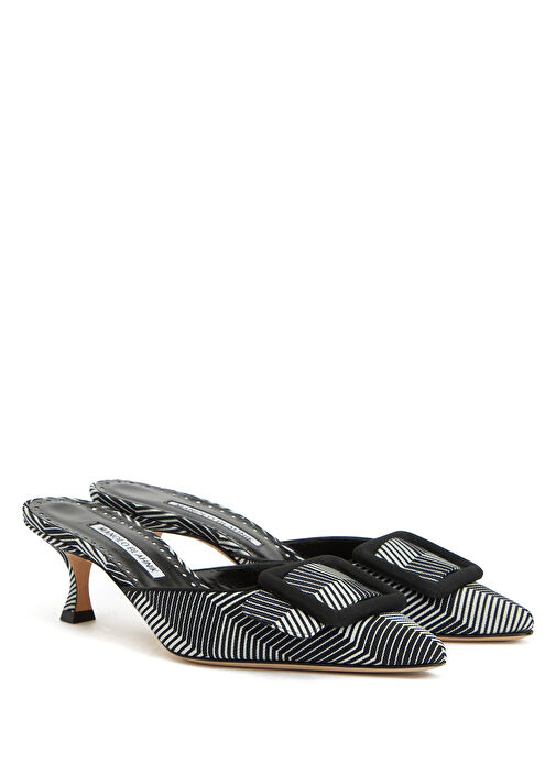 Manola Blahnik Topuklu Terlik - Görsel 3
