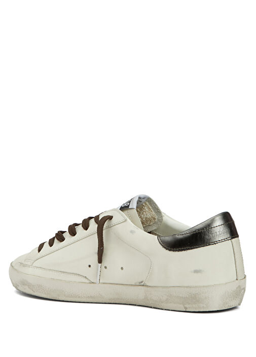Golden Goose Golden Goose Super Star Beyaz Erkek Deri Sneaker Beymen'de! Beyaz - 4. görsel