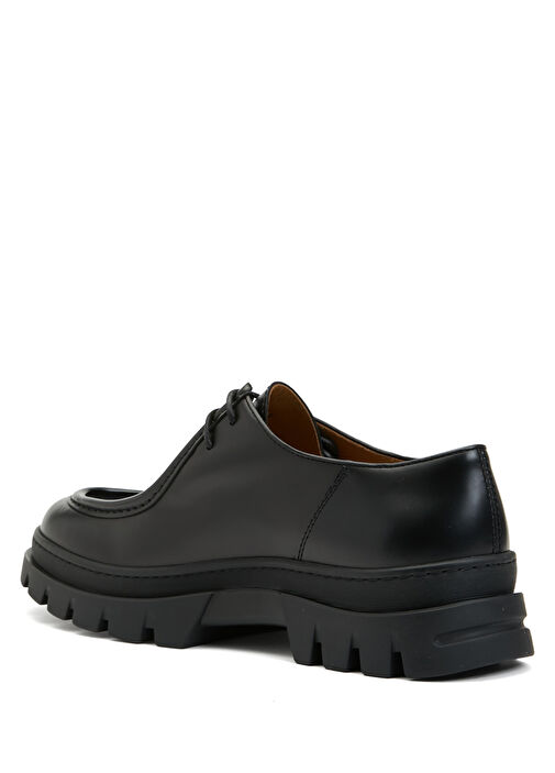 Siyah Erkek Deri Ayakkabı - Görsel 4