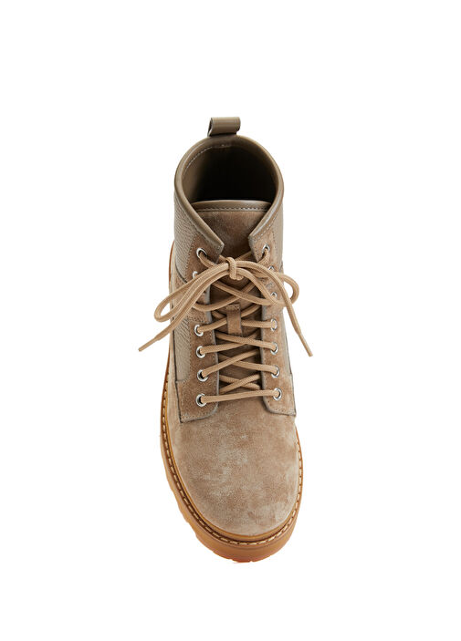Peka Camp Bej Erkek Deri Bot - Görsel 5