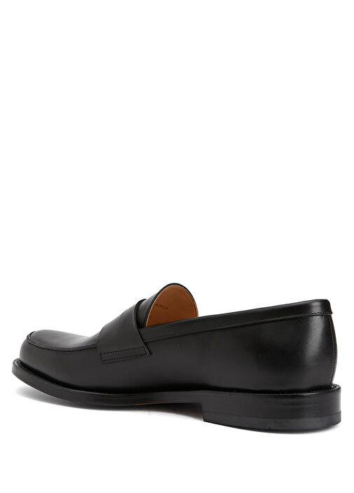 Milano Siyah Erkek Deri Loafer - Görsel 4