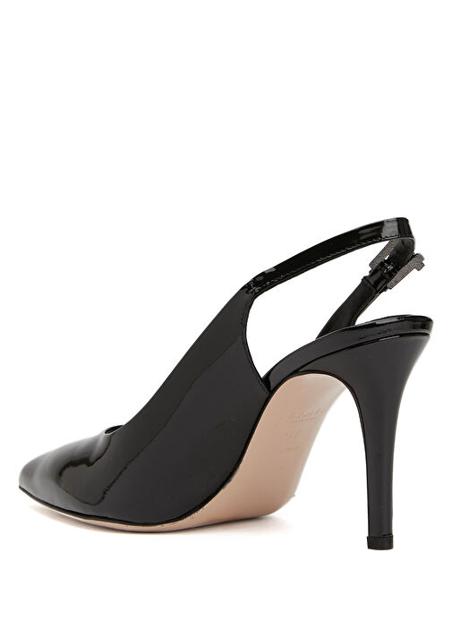 Siyah Rugan Stiletto - Görsel 4