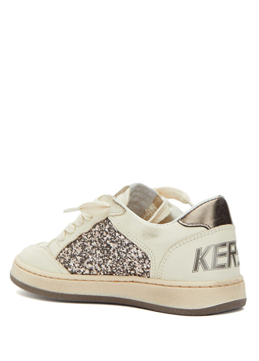 Ball Star Beyaz Unisex Çocuk Deri Sneaker - Görsel 4