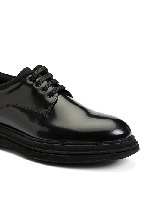 Siyah Erkek Deri Ayakkabı - Görsel 7